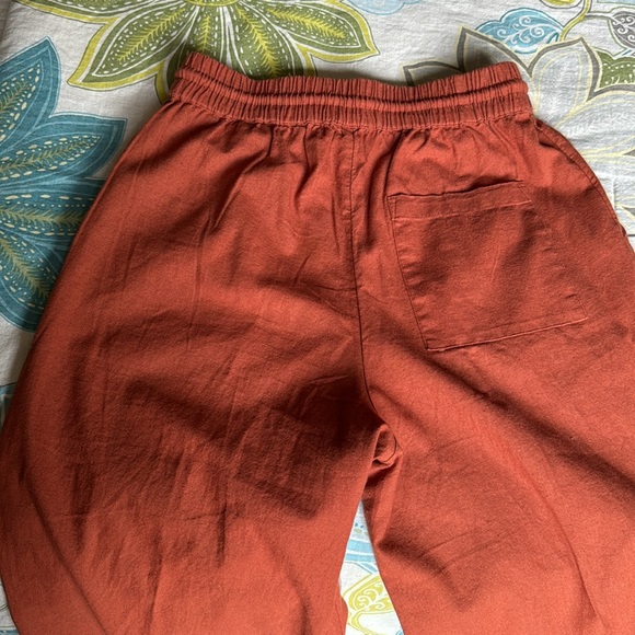 Roxy linen rust color pants XS - Picture 4 of 9